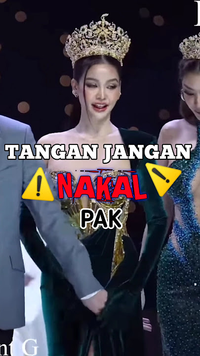 LIHAT APA YANG DI LAKUKAN SI PRIA KE PADA MIS KECANTIKAN THAILAND 2023 ITU‼️