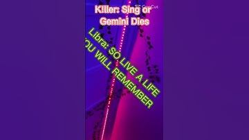 Thumbnail of Sing or Gemini dies #shorts  #zodiacsigns #singing