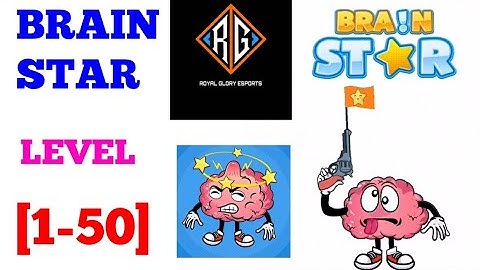 Brain Star : Trick Puzzle Games Level 1-50 Solution or Walkthrough
