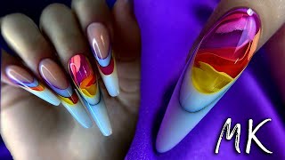 :    3D .    Instagram.  Nail Art