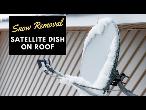 How to Remove Snow from Satellite Dish