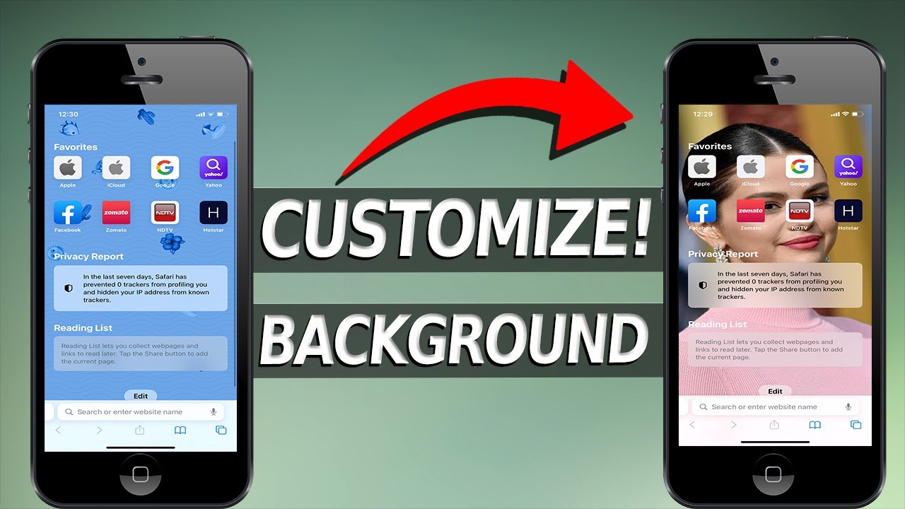 How To Change Safari Background On IPhone And IPad Customize YouTube