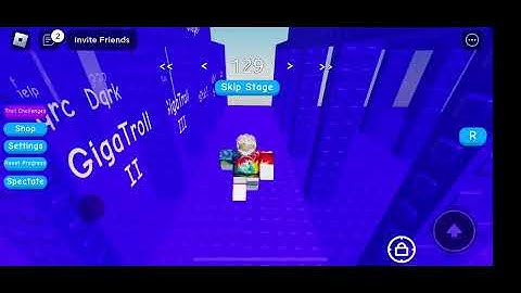 Stage 129 in troll jump per difficulty chart obby