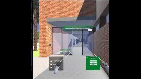 Immersive security personnel module in VR based on ALERRT protocol (Situational Assessment)