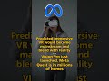 Meta vs. Apple: Who Won the VR War? 🕶️ #shorts
