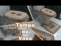 Tampa do vaso (Jogo de banheiro em crochê)