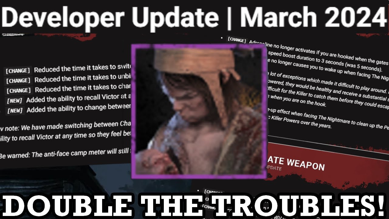 BHVR BITES THEMSELVES!! // Dead by Daylight 7.7 Developer Update DbD ...