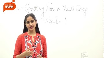 # English Class_ Spotting the errors- part 1 _ For CAT, CSAT, GRE & GMAT exams