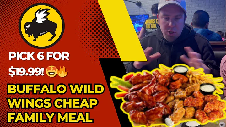 Buffalo Wild Wings cheap family meal deal! 🤩🔥 Pick 6 for $19.99!