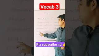 vocab 3 shorts reels ssc pcs ib-aco