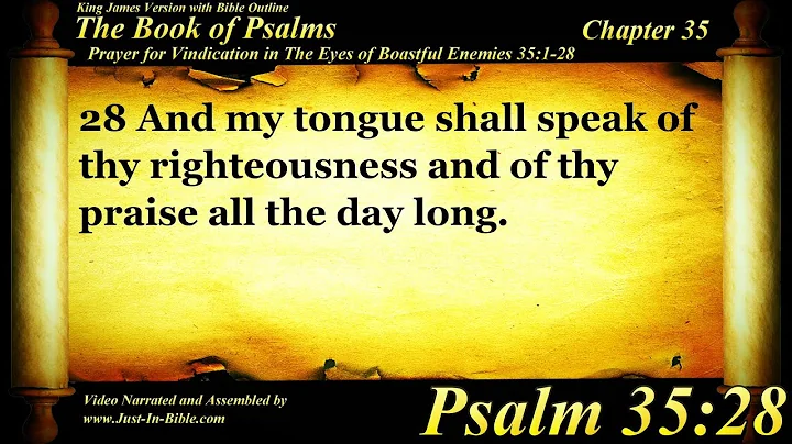 The Book of Psalms | Psalm 35 | Bible Book #19 | The Holy Bible KJV Read Along Audio/Video/Text
