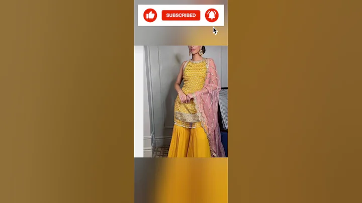 Haldi bridal dressses design sharara💛 for brides unique and trendy designs #trending #unique