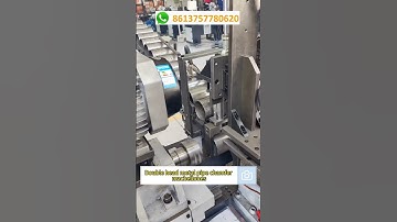 Double head metal pipe chamfer machellones