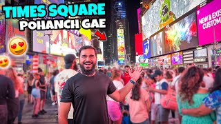 Times Square dekh lia finally ‍♀ wo bhi full protocol mein