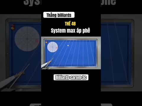 Hướng Dẫn Bida 3 Băng System Max áp Phê Billiards Carom3bang Bida