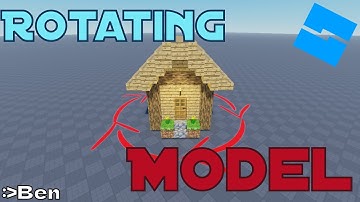How to make ROTATING MODEL in 1 MINUTE in Roblox Studio