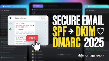 How To Set Up SPF, DKIM, & DMARC in Squarespace (2025) | Step-by-Step Email Authentication Guide