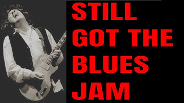 Gary Moore Style Still Got the Blues Jam | Guitar Backing Track In A Minor