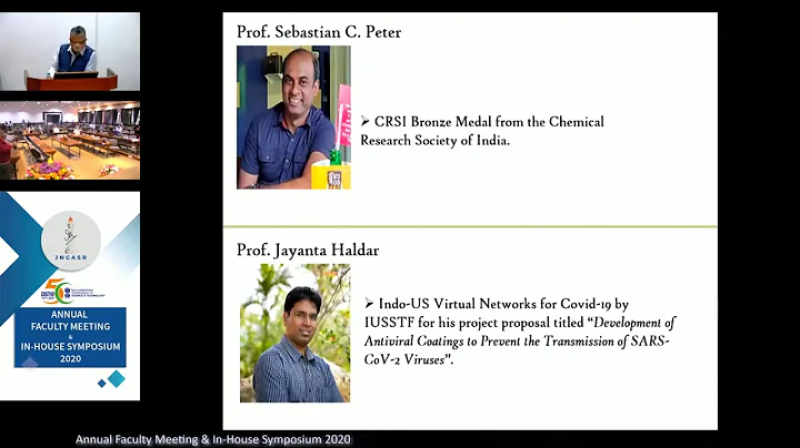 JNCASR Annual Faculty Meeting & In-House Symposium 2020: Day 1