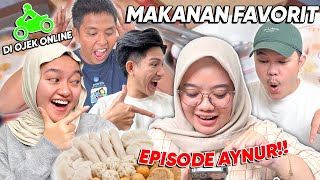 MAKANAN FAVORIT OJEK ONLINE EPISODE 2 W/AYNUR - NEMU PEMPEK YANG JOS🤩🤩