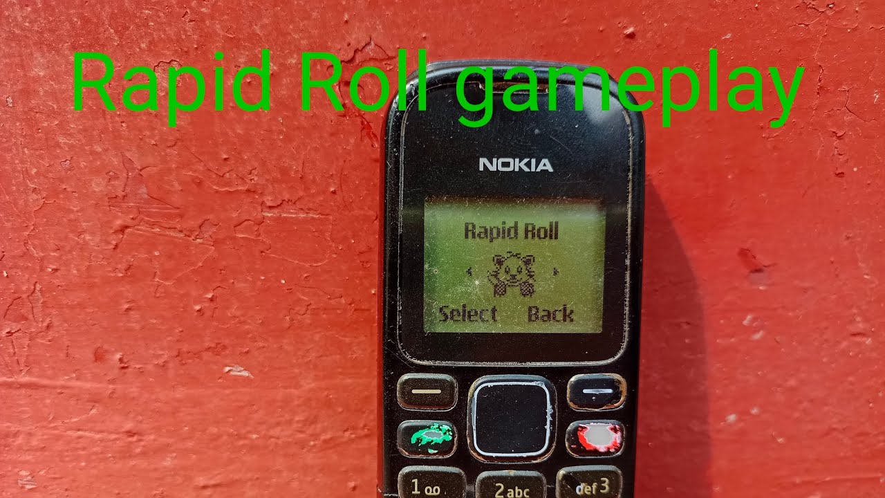 Old Nokia Phone Rapid Roll Gameplay YouTube Old Nokia Phone Rapid Roll Gameplay YouTube