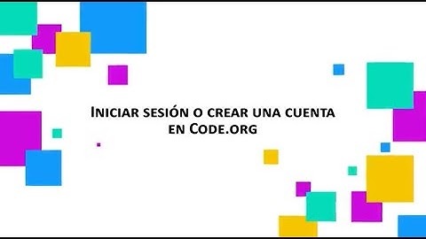 Inicia sesión o crear una cuenta de Code.org