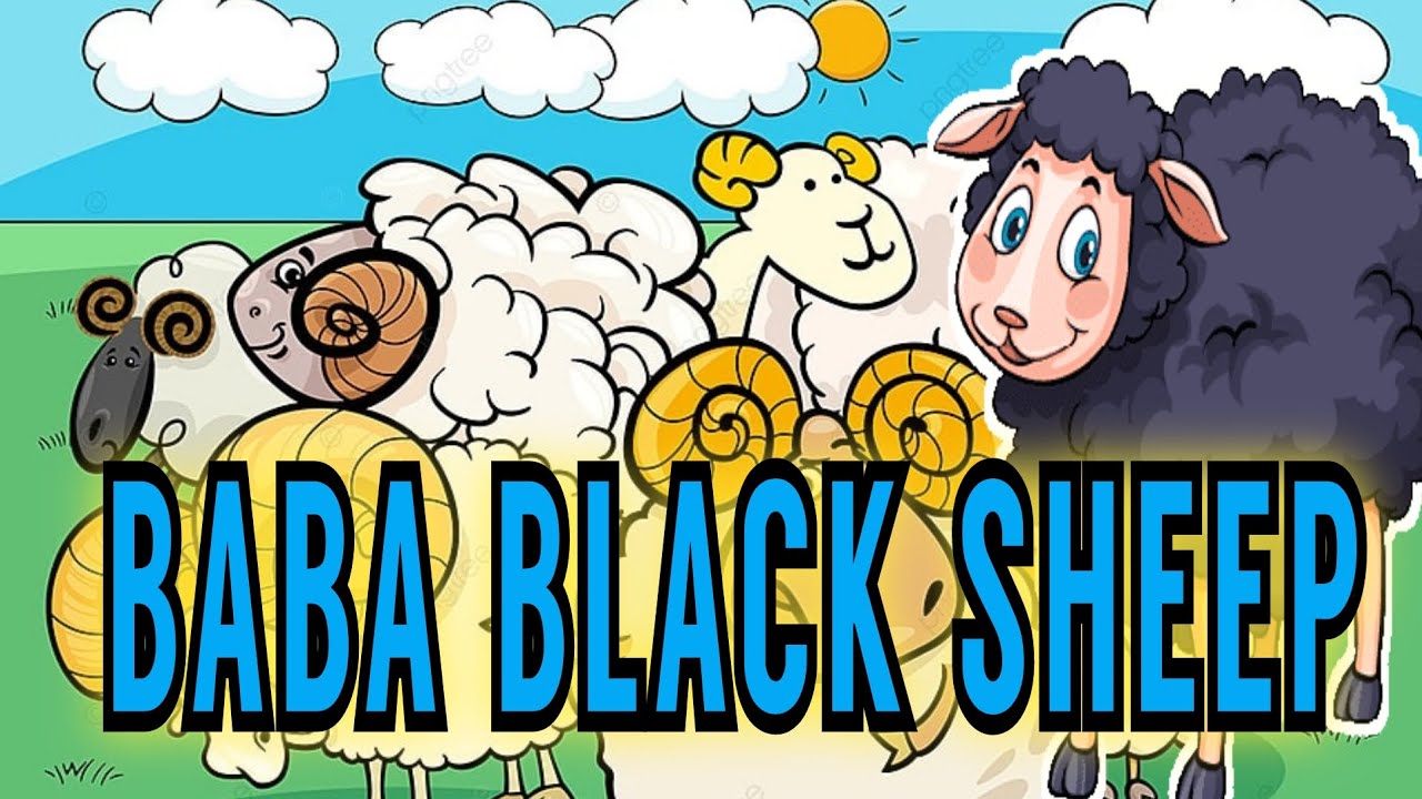 BABA BLACK SHEEP ( DOMBA HITAM) LAGU ANAK BAHASA INGGRIS LAGU ANAK