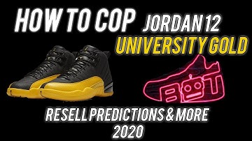 How to Cop -Jordan 12 University Gold Manual and Botting with NSB 2020 Edition