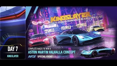 Aston Martin Valhalla Concept | Kingslayer | Need For Speed: No Limits | Day 7