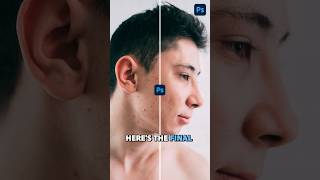 Natural-Looking Skin Retouch in Photoshop #shorts