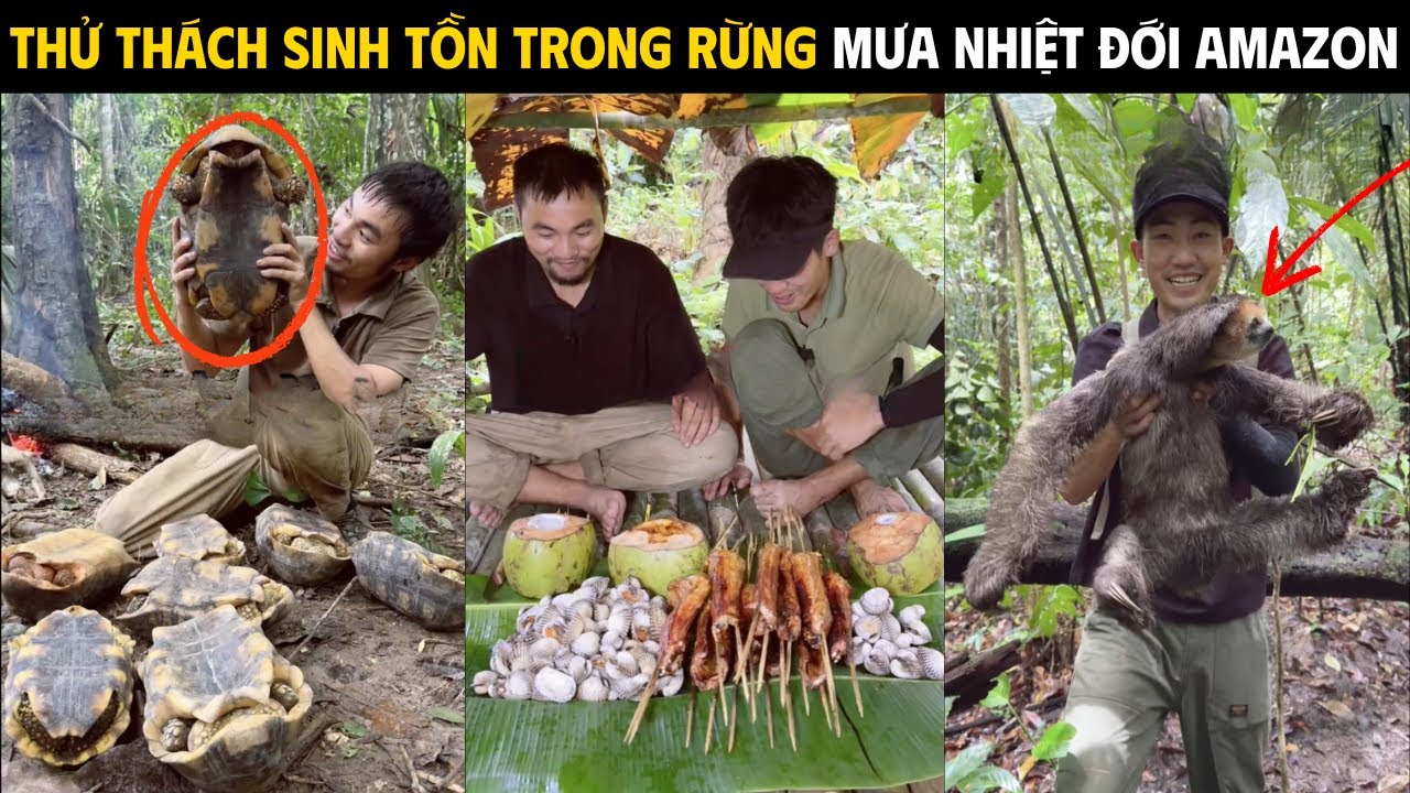 FULL - THỬ THÁCH SINH TỒN TRONG RỪNG MƯA NHIỆT ĐỚI AMAZON Ở NAM MỸ | ĐỐI MẶT VỚI RỪNG RẬM.