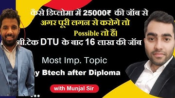 Honest Talk🔥 | What to do After Diploma? | Why B.tech Lateral Entry Best Option for All Diploma Stu.
