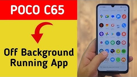 How to turn off background running app, Poco C65 me auto launch app Kaise off Karen