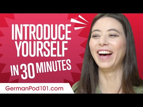 How to Introduce Yourself In German in 30 Minutes