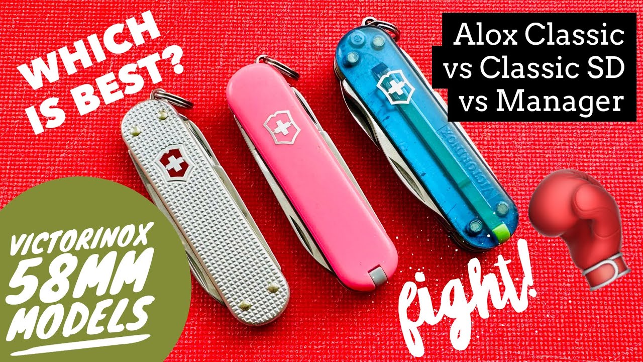 Victorinox Classic SD vs Classic Alox vs Manager - are these of any  practical use? 