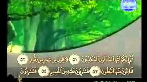 سورة الواقعة كاملة الشيخ القارئ خليفة الطنيجي