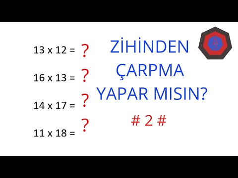 Video: Rakamları nasıl çarparsınız?