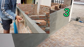 How to hard plaster a brick wall