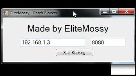 KTTutorials : How To Bypass Using EliteMossy Patch Blocker