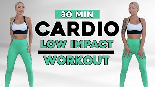 30 Min CARDIO WORKOUT at Home | Low Impact Steady State | Liss Workout,No Repeat