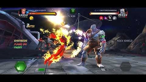 MCOC Alliance War Korg node 23 Solo One Shot Stubborn Global