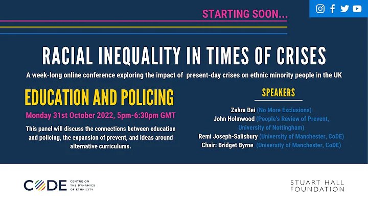 Racial Inequality in Times of Crises: Education and Policing