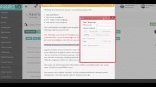 Webdeticaret Whatsapp Entegrasyonu Eğitimi