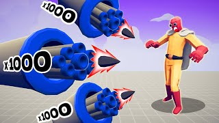 1000x OVERPOWERED LEGACY TANK vs UNITS | TABS - Totally Accurate Battle Simulator