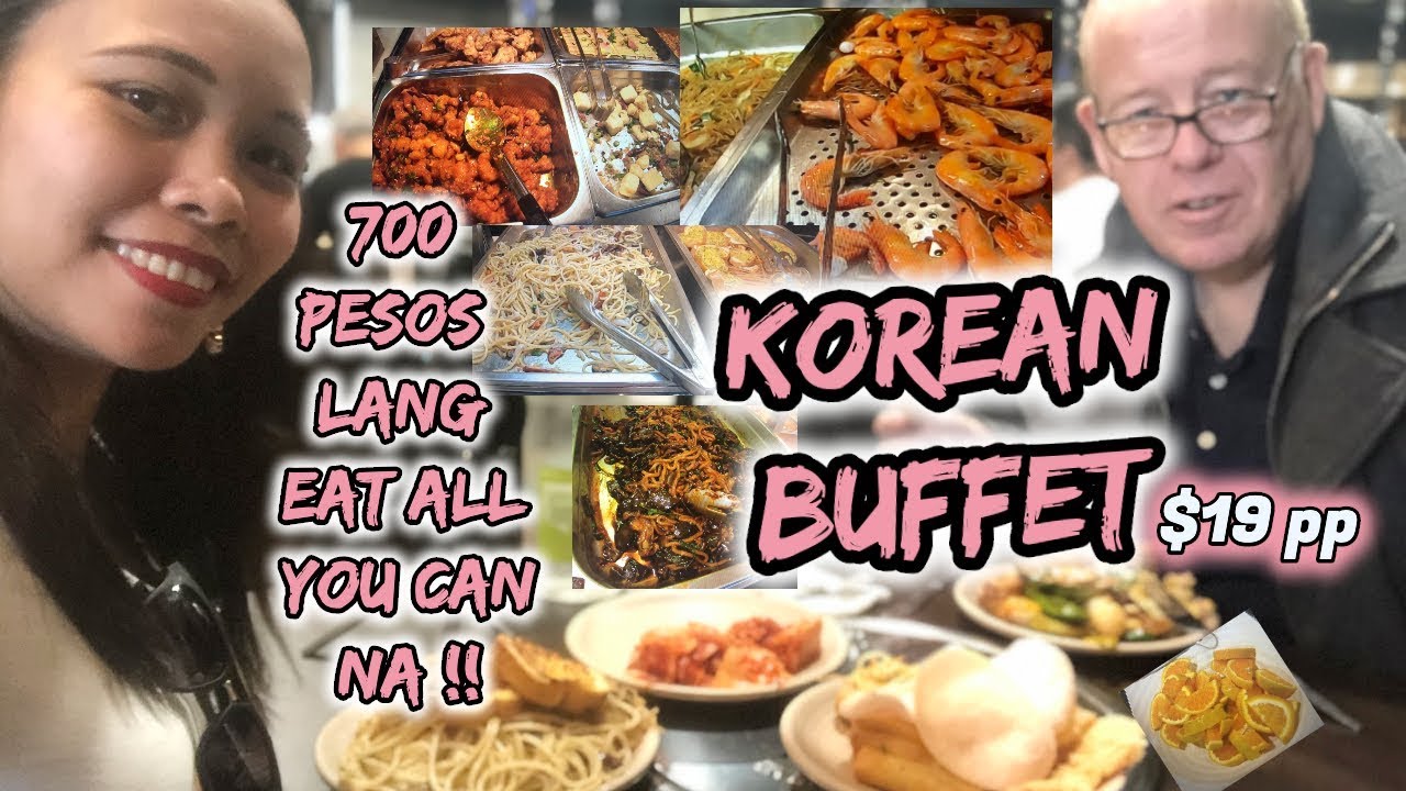 KOREAN BUFFET | EAT ALL YOU CAN MUKBANG | AUSTRALIAN&FILIPINACOUPLE