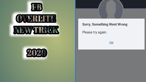 How To Make fb Overlite  account 2020