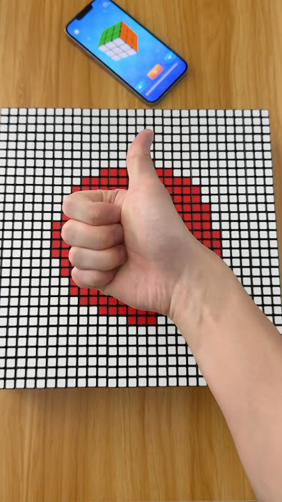 Rubik’s Cube Japan 🇯🇵 Pixel Art