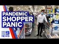 Coronavirus: Aussie shoppers 'panic buying' toilet paper | Nine News Australia