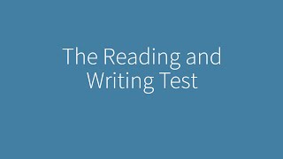 Naturalization Interview and Test: Episode 4 – The Reading and Writing Test