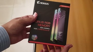 Unboxing AORUS RGB Memory 16GB 2x8GB DDR4 3200MHz